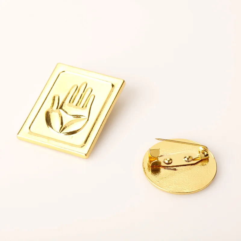 Anime Ring Game Cosplay Props Anime Brooches Game Brooch JoJos Bizarre Adventure Rings Brooch Figure Kujo Jotaro Adjustable Opening Ring Palm Badge Jewelry For Fans Gifts