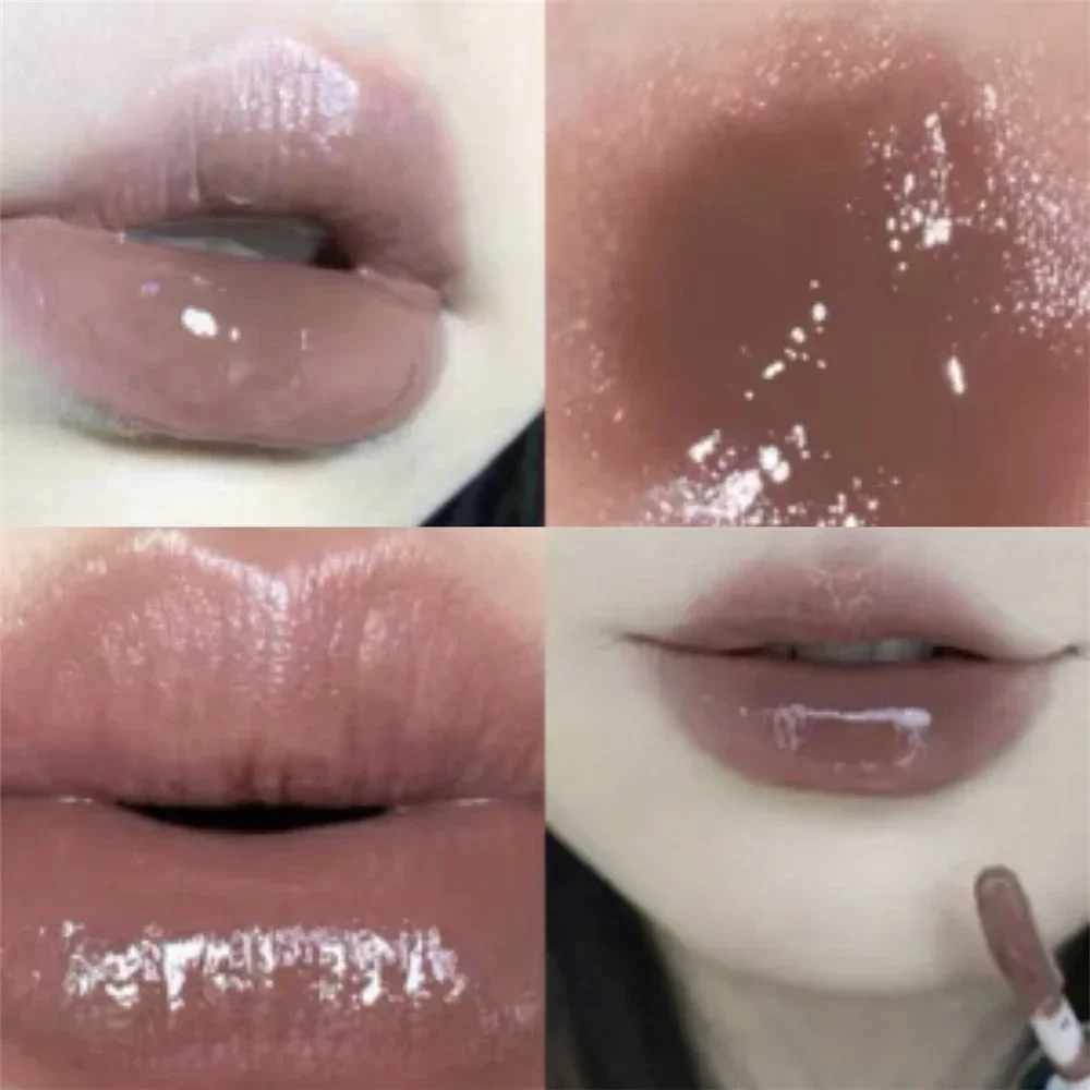 Galaxy Gray Mirror Water Lip Gloss Lip Glaze Shimmer Glass LipOil Liquid Lipstick Waterproof Moisturizing Matte Lips Balm Makeup lip balm lip gloss lip makeup lip glaze lip oil