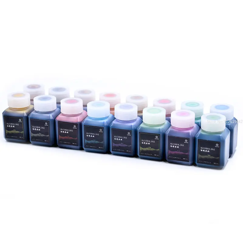 수입 알코올 염료 핸드 Diy 가죽 제품 30ml, 가죽 조각 가방, 염색 도구, 야..