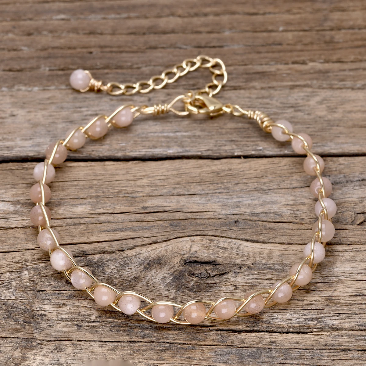 Handmade natural stone bracelet collection