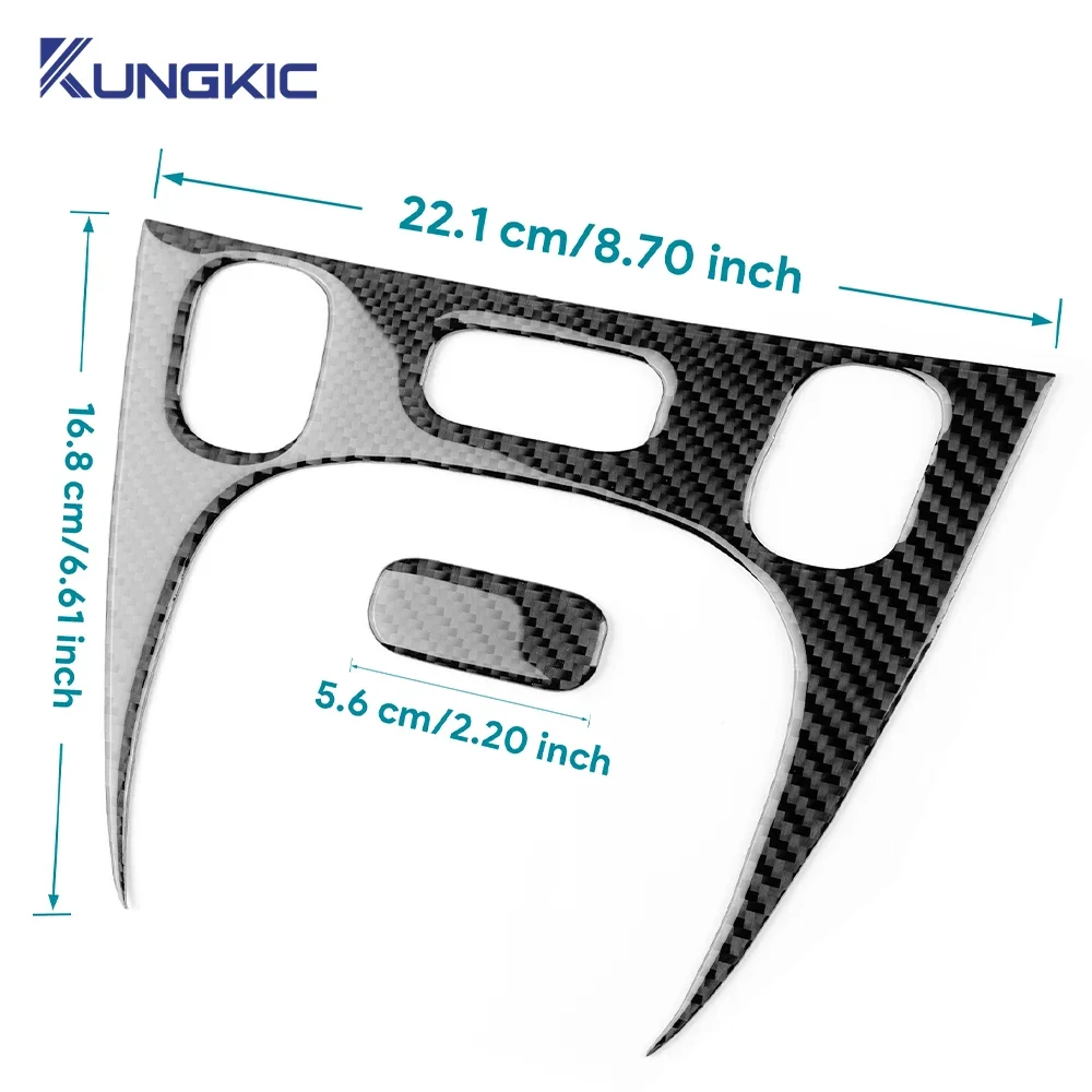 Adesivo Fibra Di Carbonio Per Fiat Panda 169 (2003-2011) - Decorazione Interni, Morbido, Facile Da Pulire