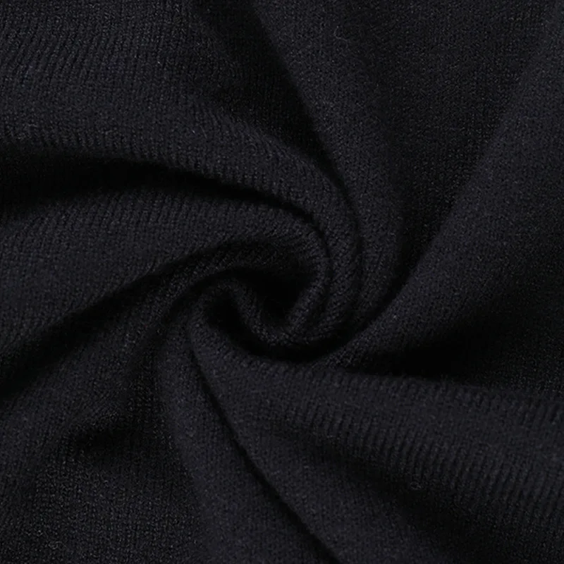 Elegant Long Sleeved Elastic Tight Women Short Skirt Autumn New Wave Roll Wool Dress Fashion Street Evening Dress