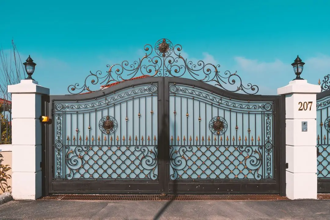 Custom Or Standard New Design Iron Gate Modern Iron Pipe Gate Design Wrought Iron Gate 6