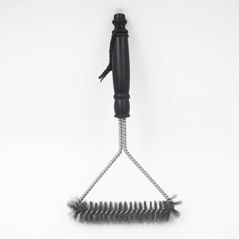 12inch Stainless Steel Cleaning Brush Barbecue Brush Manual Barbecue Rack Cleaning Home Rack Tool