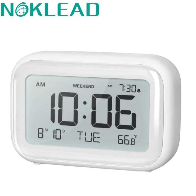 NokleadDigitalAlarmClockLEDDisplayTemperatureLCDDigitDisplay