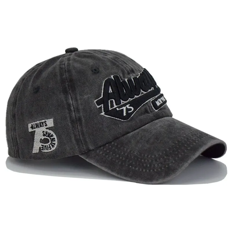Outdoor Sports Cotton Baseball Cap for Women Casual Retro Embroidery Mens Hip Hop Rebound Cap Snapback Hat baseball cap