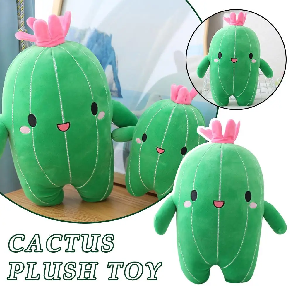 

1pc 25/40CM Cartoon Cactus Plush Toys Kawaii Stuffed Soft Plant Dolls For Children Baby Kids Toys Birthday Decoration Gifts L6M7