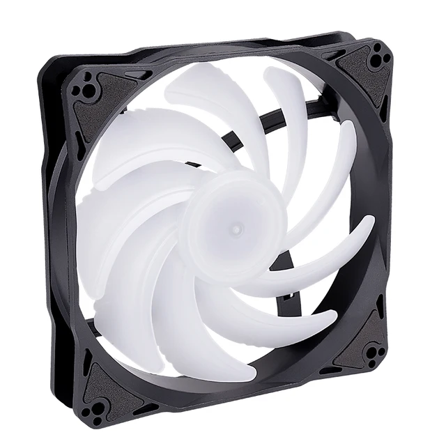 SAMA RGB wentylator do obudowy komputera z 4-pin łącznik moleksowy 1200 obr/min 120mm cichy wentylator chłodzący dla PC szafka chłodnicy dla graczy przypadkach 6