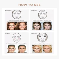 IMAGIC 4-Color Highlighter&Contouring For Face Bronzer Face Makeup Combination Palette Long-Lasting Brighten Skin Cosmetics - Image 5