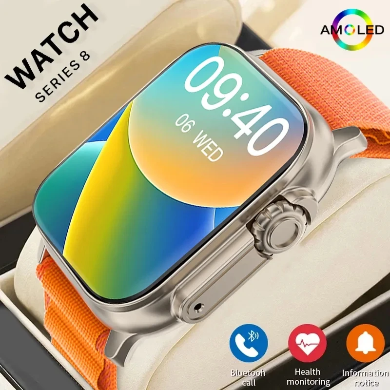 2023 For Apple Series 9 Watch PK HELLO WATCH 3 Smart Watch Men Compass GPS  Sports Watches Women NFC IP68 Waterproof Smartwatch - AliExpress