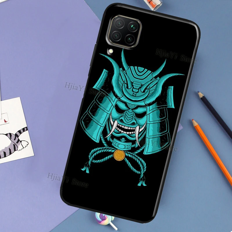 Oni Samurai Mask Design Phone Case - Sleek and Protective Cover