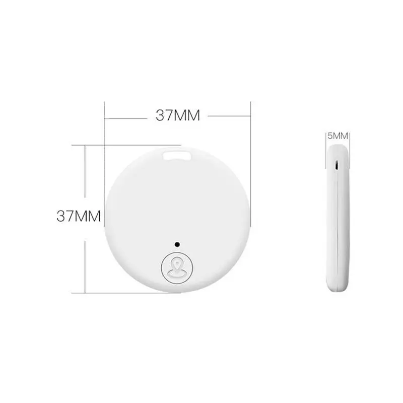 Compact Bluetooth GPS Tracker - Smart Anti-Loss Device for Keys, Luggage, Pets, Kids, Bags, and Wallets