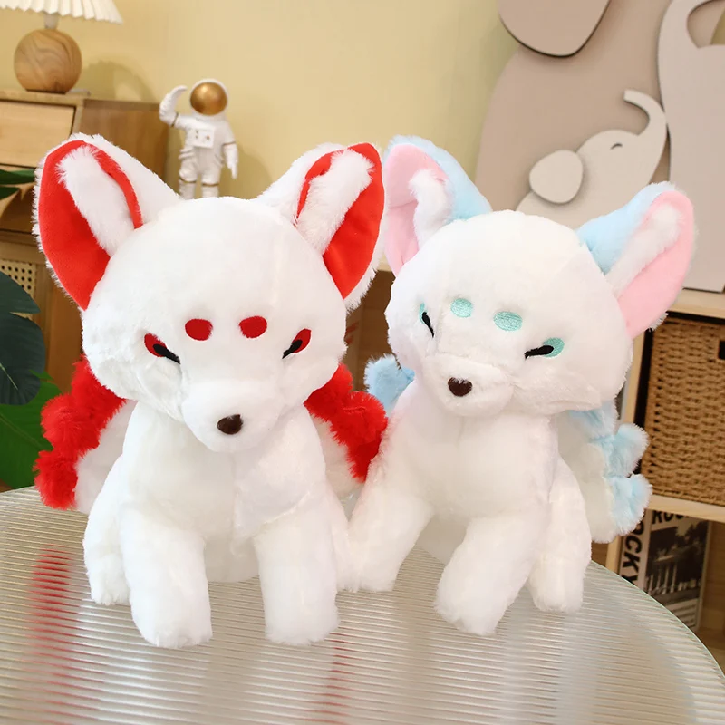 白狐のぬいぐるみ 白狐くじ 白狐 きつね ぬいぐるみ - メルカリ