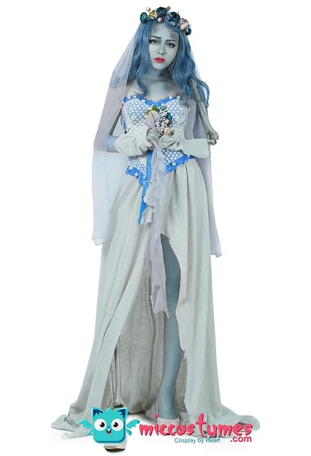 Ghost Bride Costume Women Halloween Zombie  Corpse Bride Costume Spirit  Halloween - Cosplay Costumes - Aliexpress