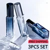 3pcs 5ml 10ml High Quality Perfume Spray Bottle Empty Glass Parfum Atomizer Travel Cosmetic Bottl Sample Vials Refillable Mini 1