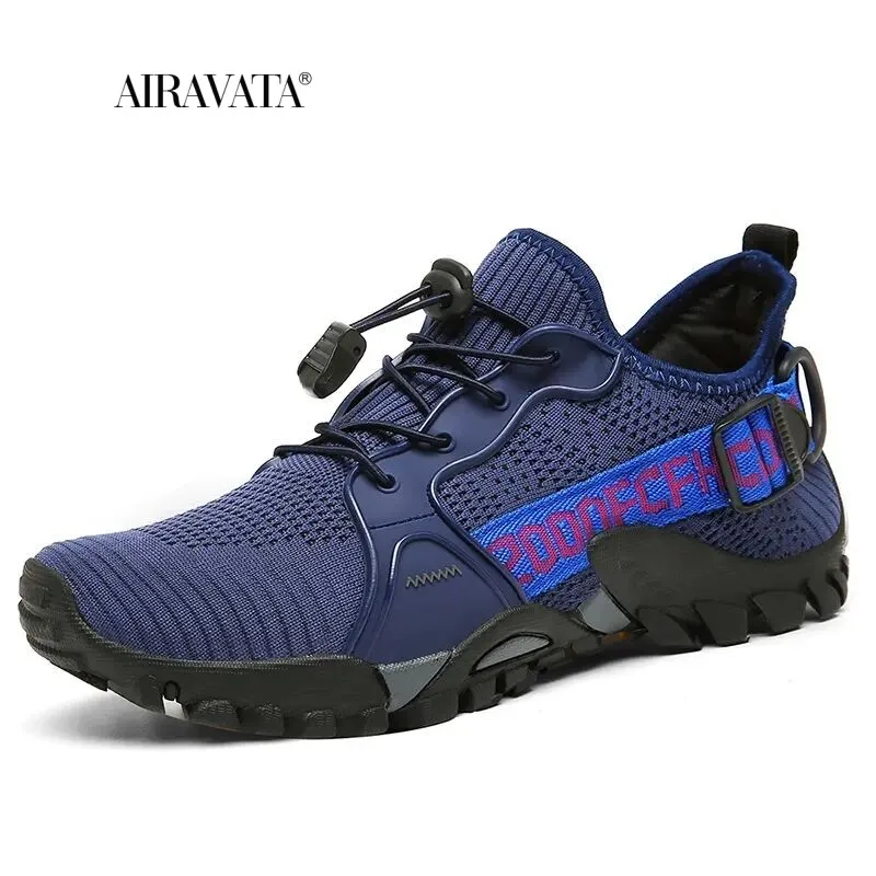 

Breathable Upstream Shoes For Men Flying Weaving Climbing Sneakers Unisex Non-Slip Shock-Absorbant Fishing Zapatillas