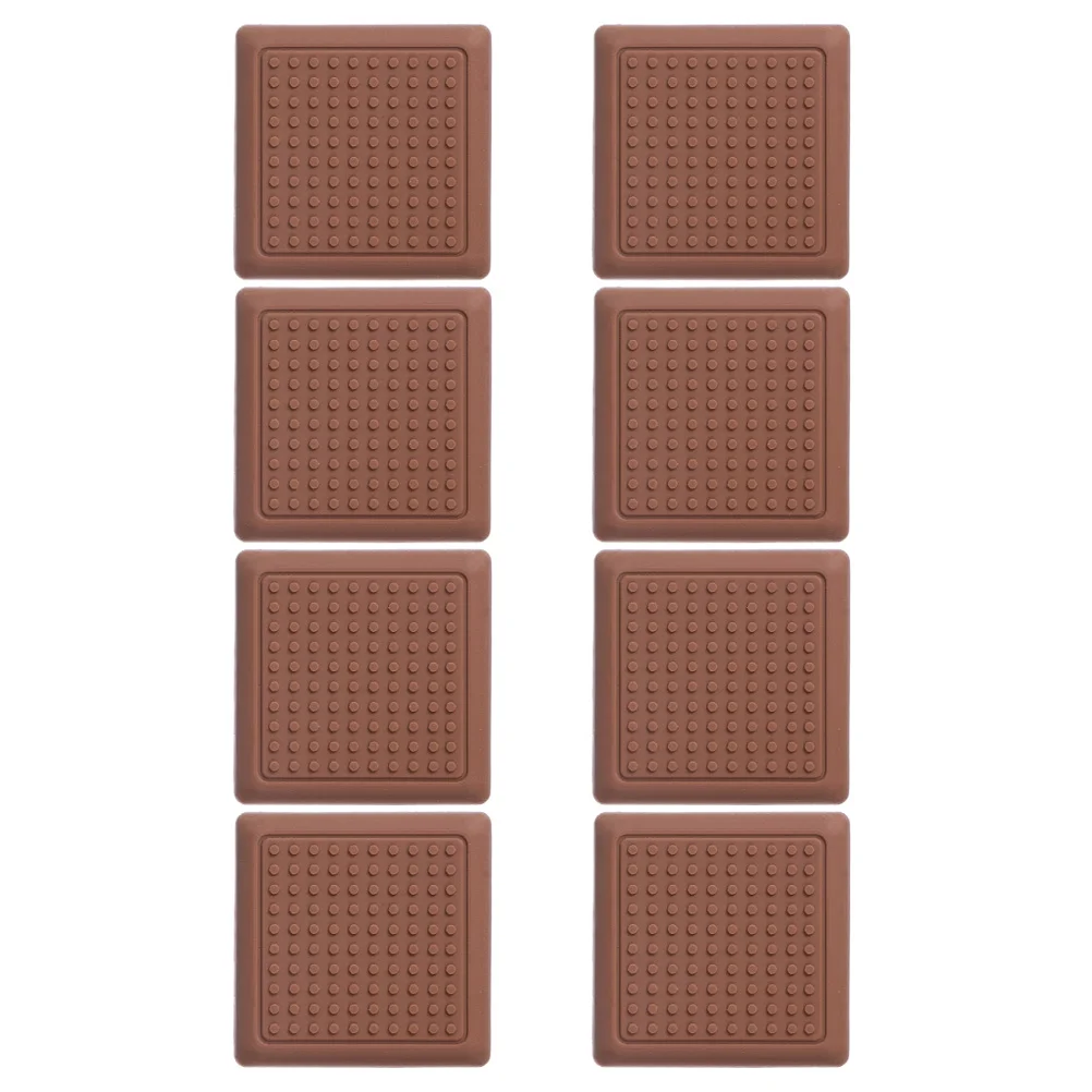 8 Pcs Silicone Table and Chair Mat Furniture Foot Pads Protection Leg Socks Silica Gel