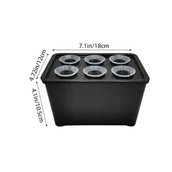 Elite Indoor Hydroponic Gardening Kit - Professional Nursery System (1pc black)