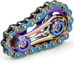 Sensory Metal Fidget Chain - Anti - Stress and Anxiety Relief Toy (Fidget chain color)