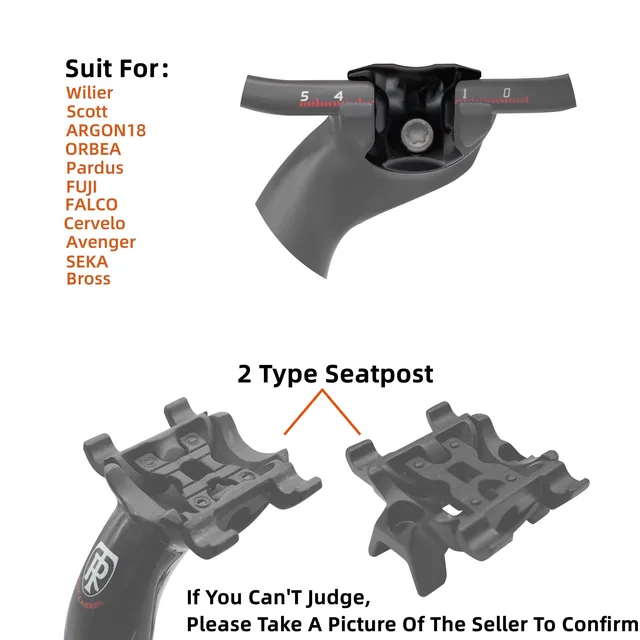 Morsetto Reggisella Per Bici In Carbonio - Compatibile 7x7mm E 7x9mm, Include Bullone E Morsetti - Foto 8