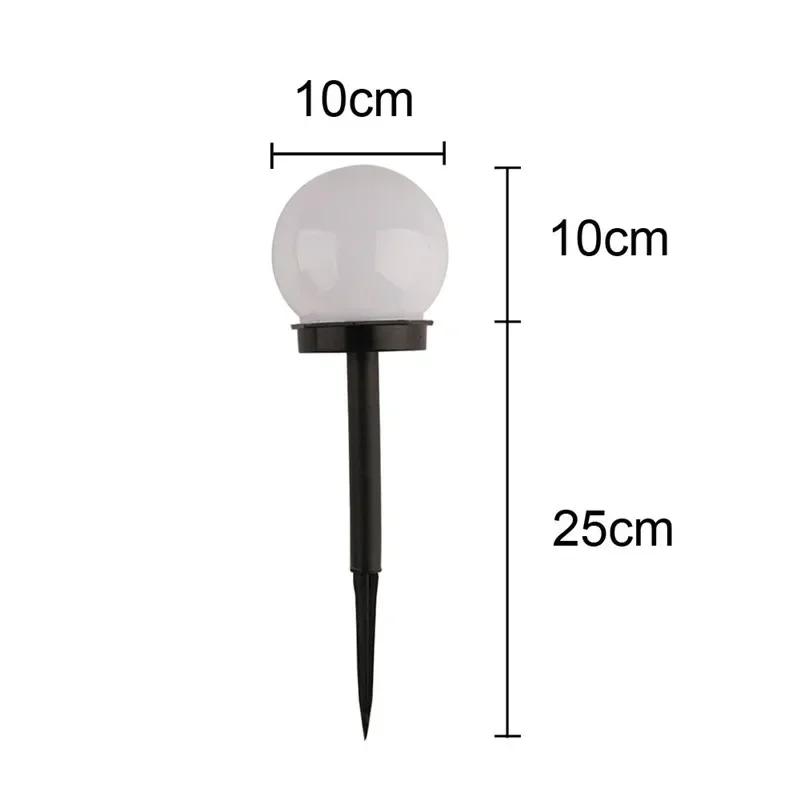 Description Picture 5 of item1/3 PCS Solar Powered LED Bulb Lamp Energy Light Waterproof Outdoor Garden Light Street Solar Panel Ball Lights Lawn Yard Lamp