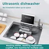 Ultrasonic Dishwasher Portable Household Sink Dishwasher No Installation Dishwasher Automatic Cleaning Machine 2