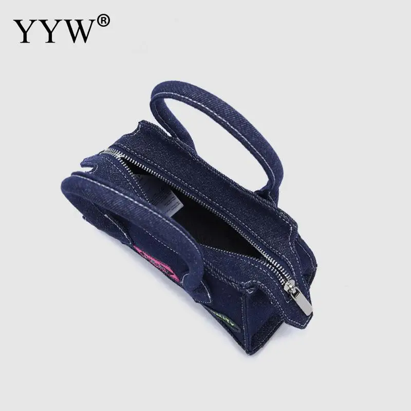 2023 New Casual Fashion Denim Women Bag Lady Handbags Shoulder Messenger Bag Vintage Shoulder Bags Women'S Tote Bag Cowboy Bags
