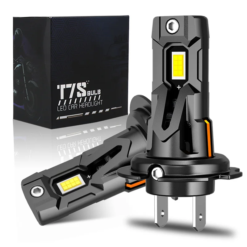 T7 H7 LED 300W Mini H7 LED Headlight Bulb 60000LM CSP 6000K H4 H11 9005 9006 9012 Turbo Car Headlamp Wireless Diode Lamp 12V led lights led bulbs led headlights led car lights led car headlights car headlamps