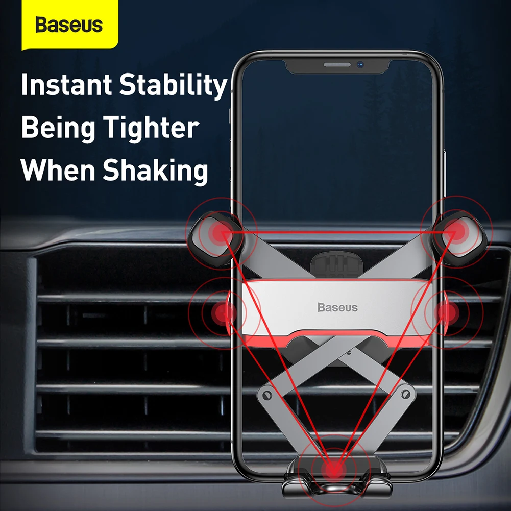 Baseus ڵ ȭ Ȧ ݼ ߷ ڵ  ȯ   ĵ 4.7-6.5 ġ ȭ Invisibile ڵ 