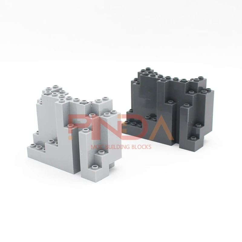 Moc Bricks Castle Mountain Rockery 5pcs for Castle Garden Toys for Children Size Compatible With
