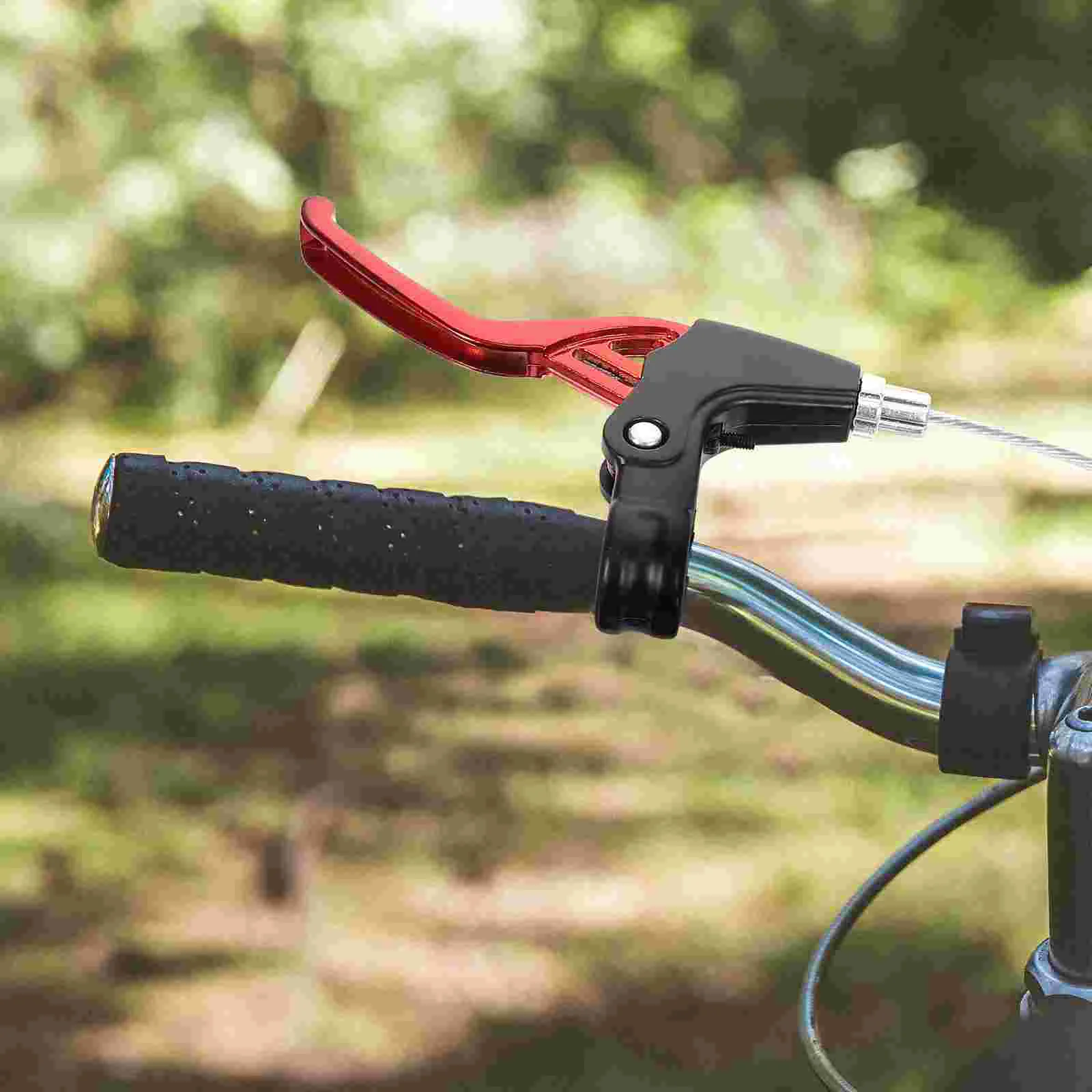 1 Pair Bicycle Speed Racing All Aluminum Alloy Brake Handle Brakes Bicycle Speed Racing All-Aluminum Handle Metal Bike Lever