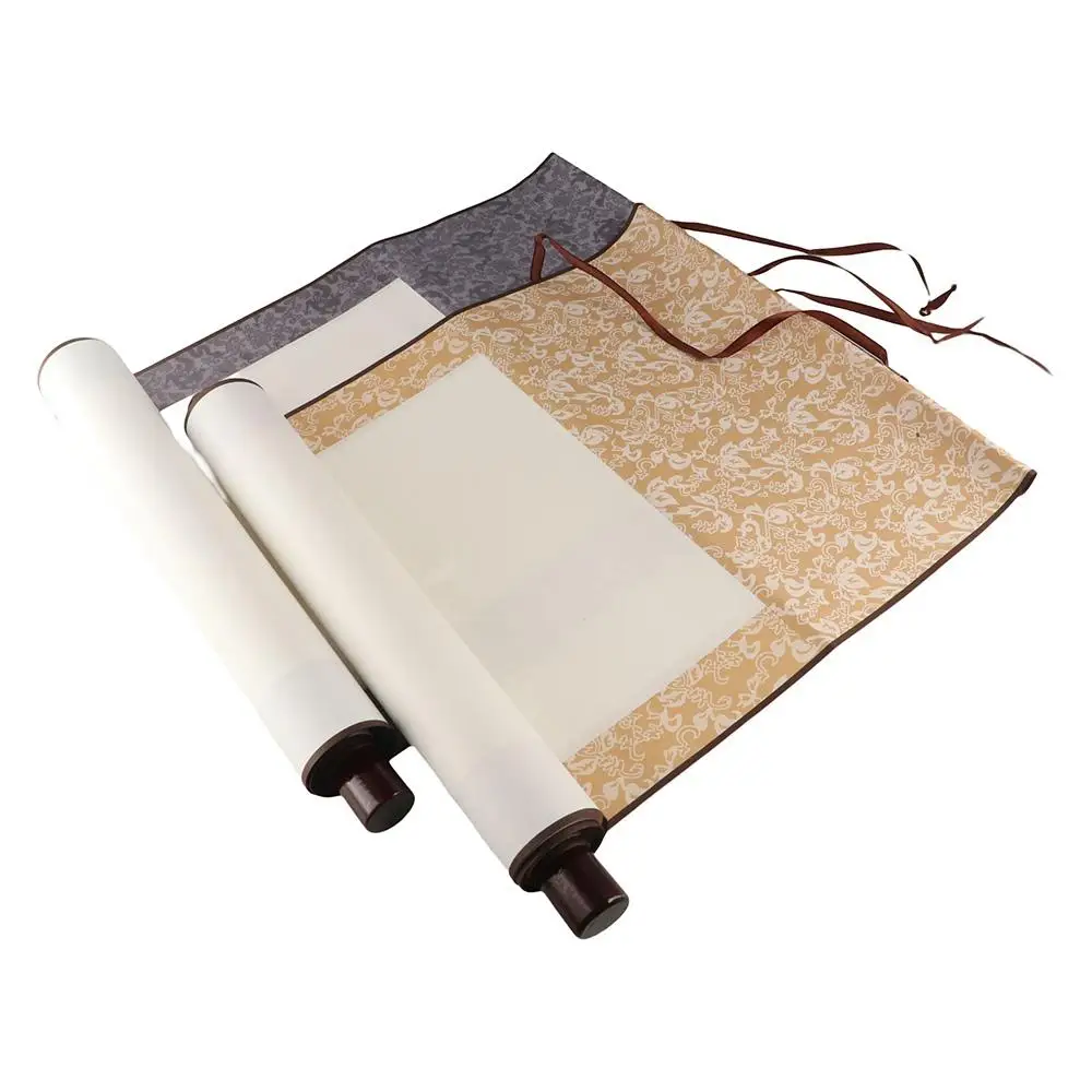 Artigianato fai-da-te Decorazione della casa Regali fatti da sé Disegno Rotoli su tela Calligrafia Montaggio Pittura Rotolo Rotolo Rotolo da appendere vuoto - immagine 5