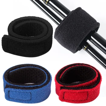 5/10PCS Fishing Rod Tie Holder Belt Strap With Rod Tie Suspenders Wrap Fishing Tackle Portable Outdoor Fishing Tool Accessory 1