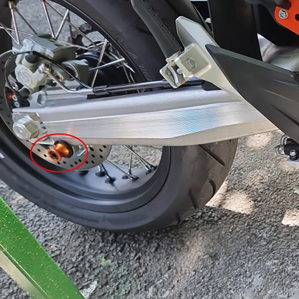 KTM 990 듀크 duke990 990ADV 990 어드벤처 2007-2026 2025 2024 CNC 모터사이클 M10 스윙암 스풀 슬라이더 스탠드 나사 볼트
