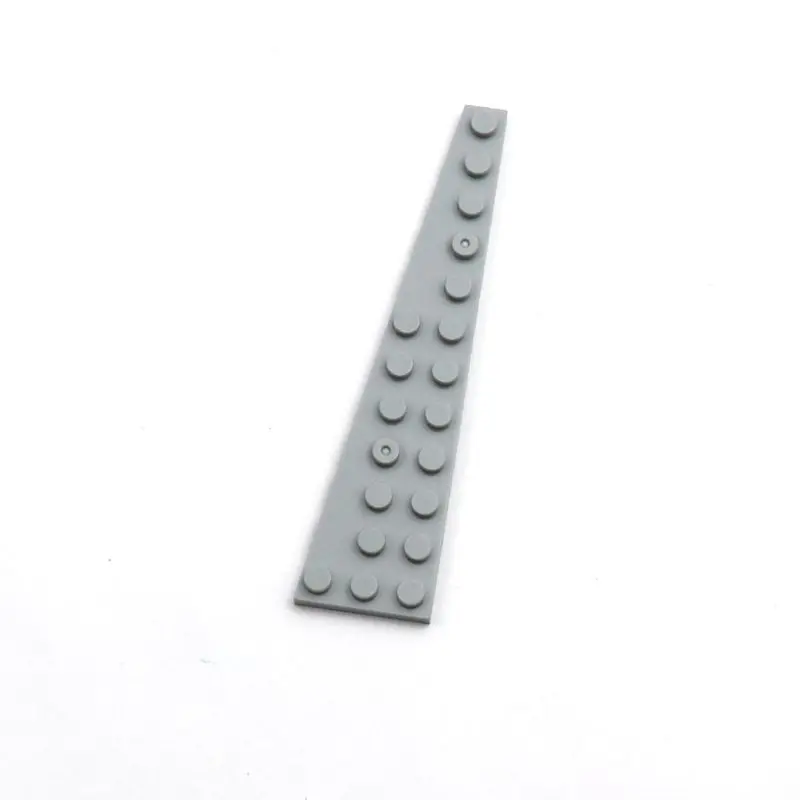 10-Piece Wedge Plate Set for DIY Creative Building Blocks and Kids' Puzzle Toys
