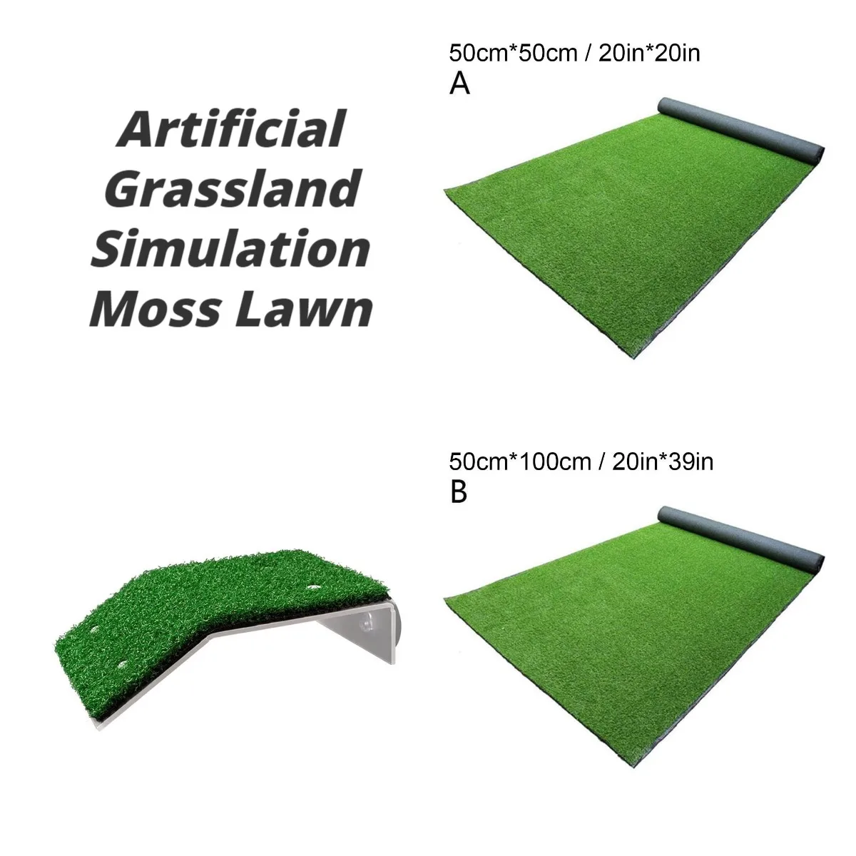 Artificial Turf Grassland Simulation Fake Moss Lawns Artificial Grass Carpet Plant Courtyard Garden Outdoor Decor Turf Grass Mat