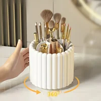 Desktop cosmetics storage box, light luxury dressing table, skincare shelf 2