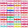 10/20/30Pcs Cute Dog Hair Clips Puppy Hairpin Pet Cat Handmade Hairpin Pet Bow Hair Accessories Multicolor 6