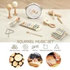 Wooden Montessori Musical Instruments for Baby, Xylophone, Rattle, Drum, Music Enlightenment, Educational Toys , Christmas Gift 3