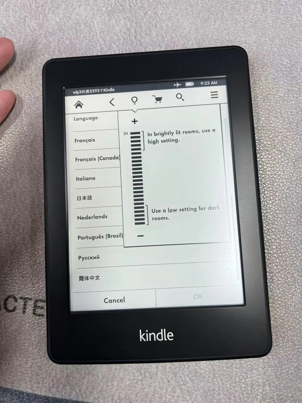 Kindle Paperwhite 1th 6 inch Ink Touch Screen E-ink Ebook Multinational Language E-Book Reader Backlight Built-in Light