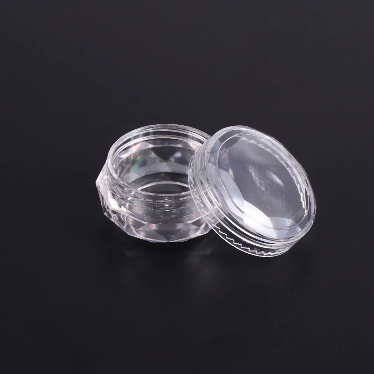 

20pcs 5g Empty Pot Jars Plastic Containers Eyeshadow Box for Liquid Creams Sample (Transparent