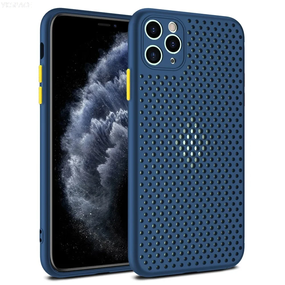Breathable Mesh Heat Dissipation TPU Phone Case