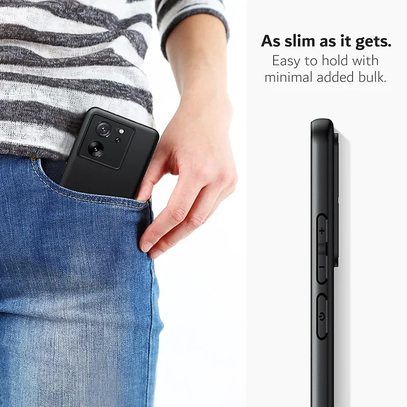 Ultra Thin Luxury Matte Silicone Case - Soft, Solid Black Frosted Shell
