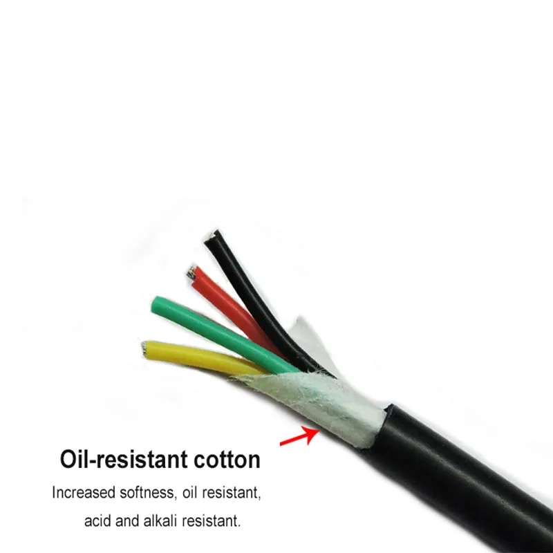 2/3/4 Core Power Cable 0.5mm2 0.75mm2 Tinned Copper Super Soft Silicone Sheathed Cable Suitable for Electronic Appliances - 5