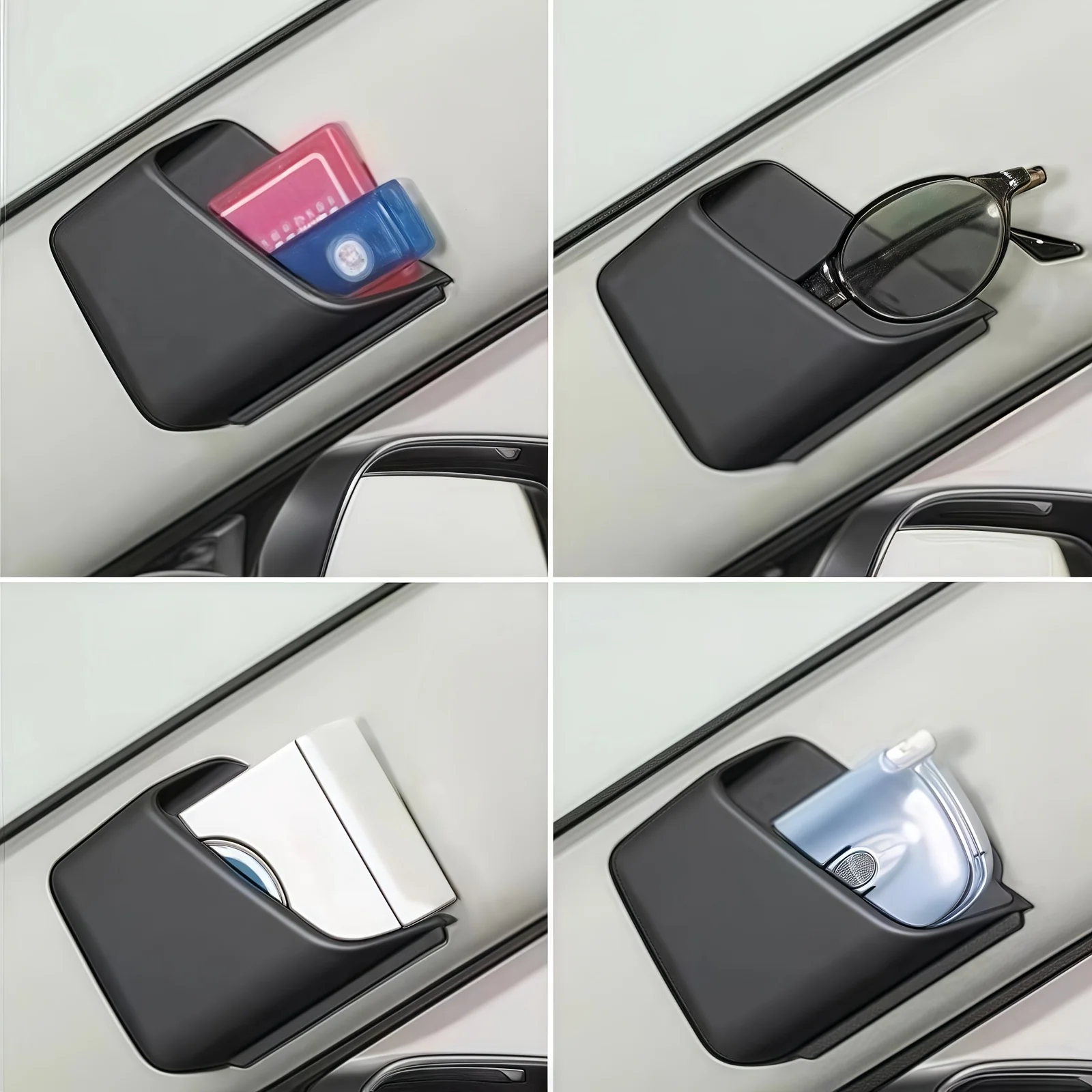 Fashionable Glasses and Phone Car Organizer - Anti-Slip Dual Compartment Design, Suitable for SUVs,Sedans & Trucks -4-Season Use