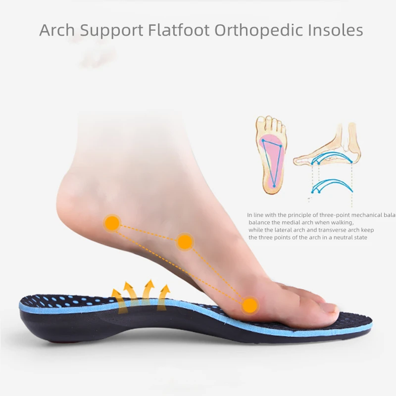 Kid Child Professional Arch Support Orthopedic Insoles Flat Feet Correction of varus X, O-leg Pad  For Shoes Inserts Sole