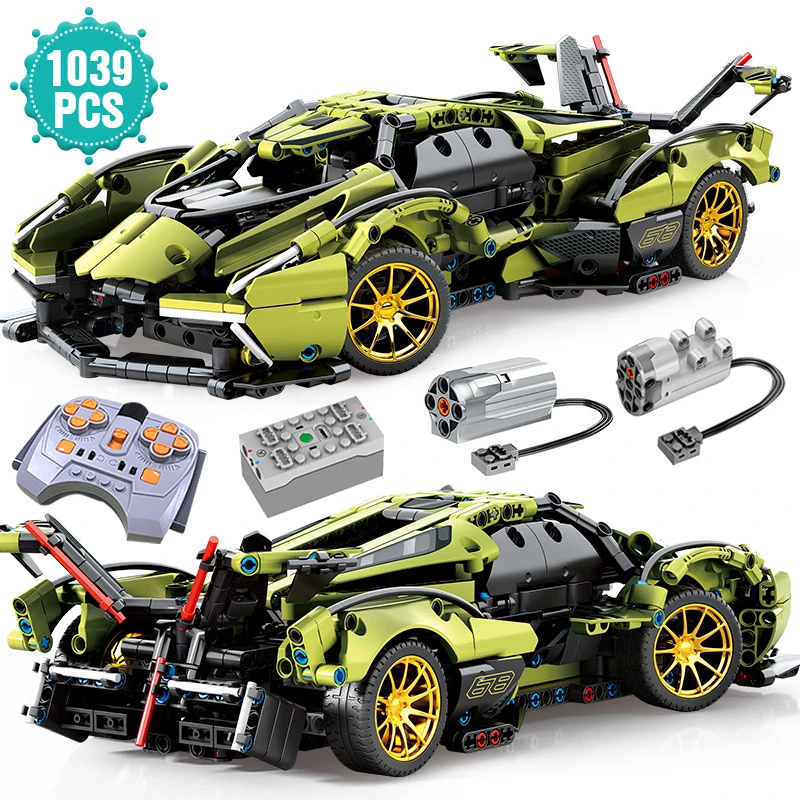 Zdalnie sterowana Lamborghini V12 vision z klocków za $25.16 / ~104zł