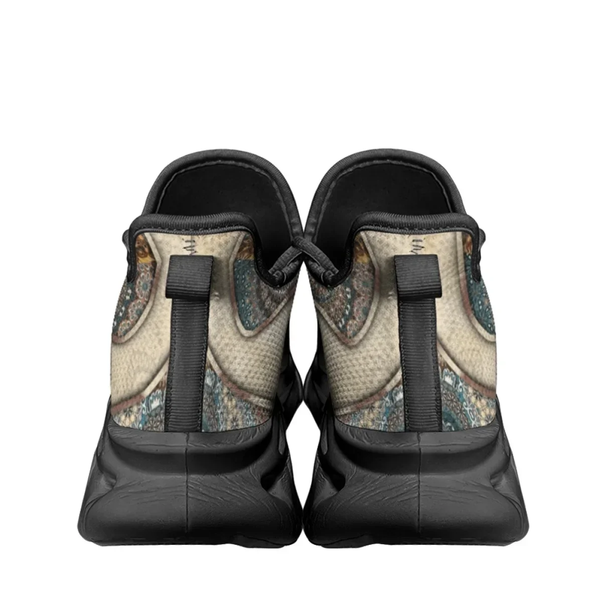 Yoga Girl Tribal Style Casual Flat Shoes Student Youth Outdoor Summer Sneakers For Women Lightweight Non-slip Vulcanized Shoes
