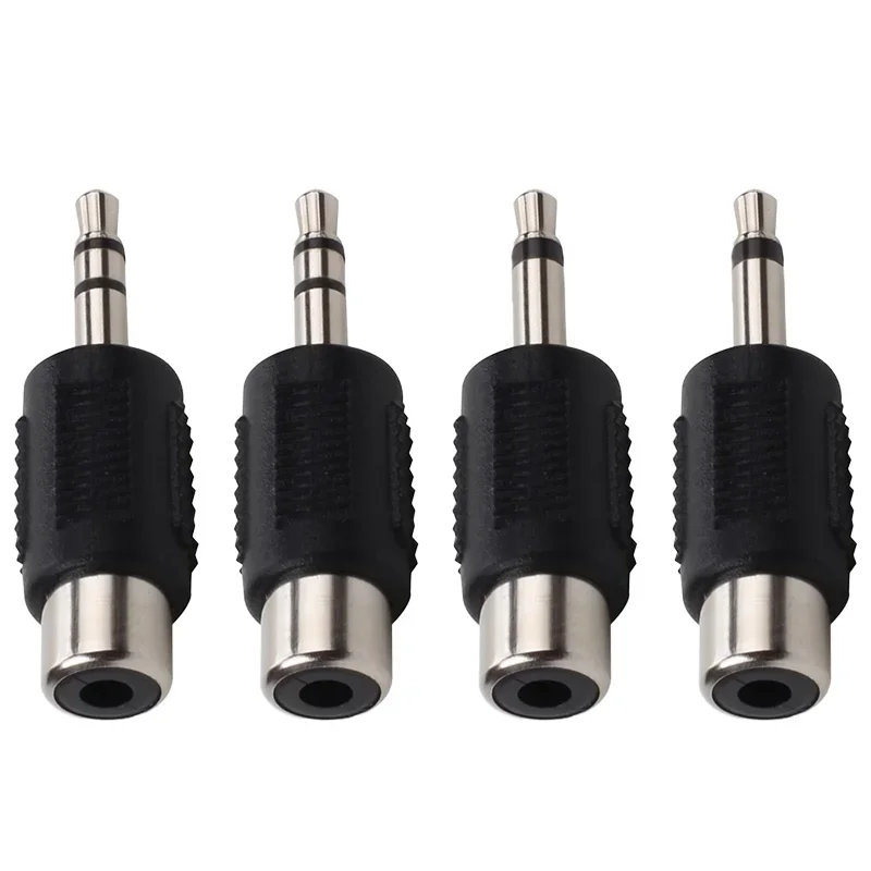 Adattatore audio stereo mono da 6,5/6,35 mm, interconnessione TS, spina maschio da 1/8" e 1/4" a connettore jack femmina RCA, 5 pezzi_voghion.com