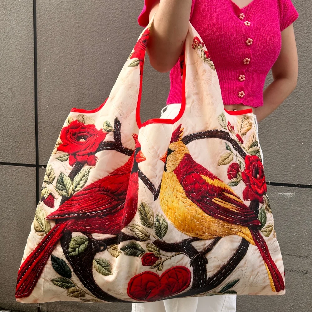 Eco-Friendly Large Foldable Nylon Tote - Versatile Reusable Shopping and Travel Bag